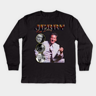 Jerry Lee Lewis Kids Long Sleeve T-Shirt